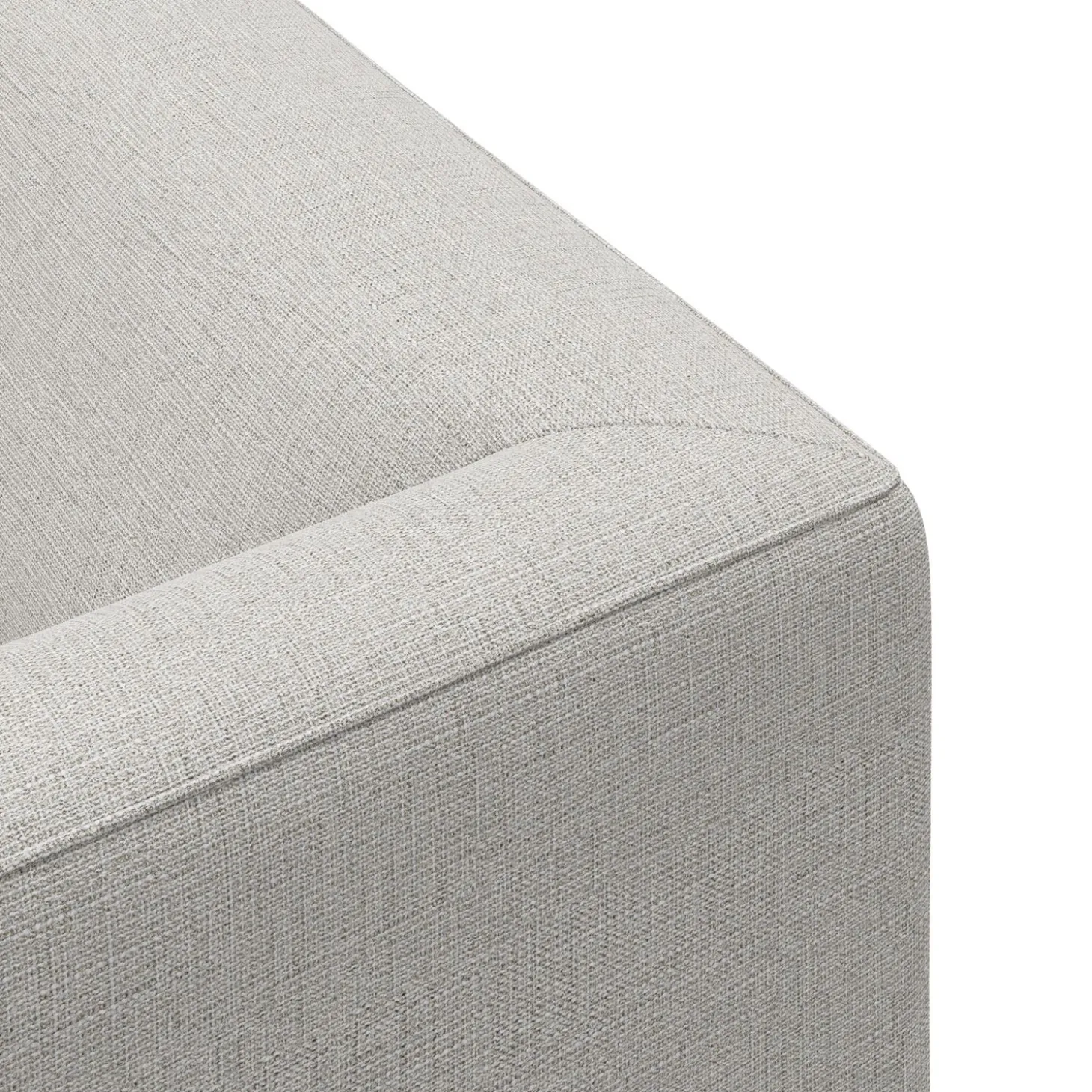 Teron venstrevendt sofa med pufafslutning