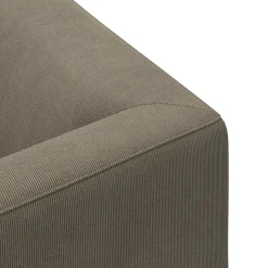 Teron venstrevendt sofa med pufafslutning