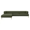 Teron venstrevendt sofa med chaiselong