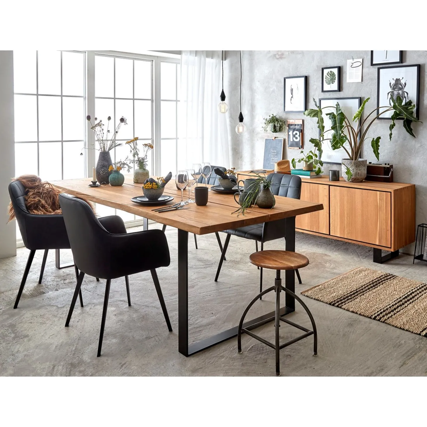 Timber 200 x 100 x 75 cm Spisebord 200 x 100 x 75 cm