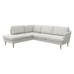 Timian venstrevendt hjørnesofa med pufafslutning