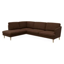 Timian venstrevendt hjørnesofa med pufafslutning