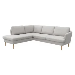 Timian venstrevendt hjørnesofa med pufafslutning