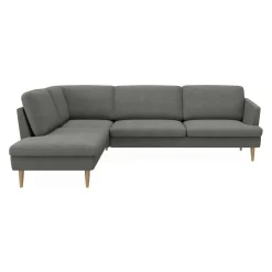 Timian venstrevendt hjørnesofa med pufafslutning