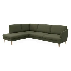 Timian venstrevendt hjørnesofa med pufafslutning