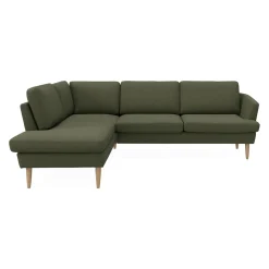 Timian venstrevendt hjørnesofa med pufafslutning