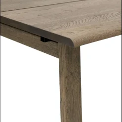 True Spisebord 200 x 95 x 75 cm, plade + ben i mørkt træ