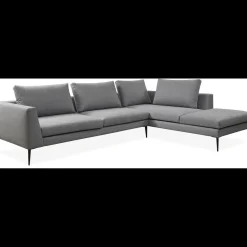 Vetland højrevendt hjørnesofa med pufafslutning
