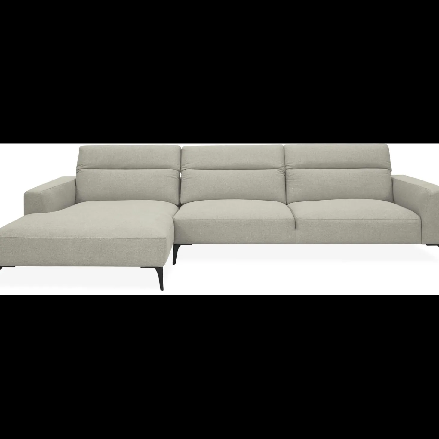 Volanti venstrevendt sofa med chaiselong