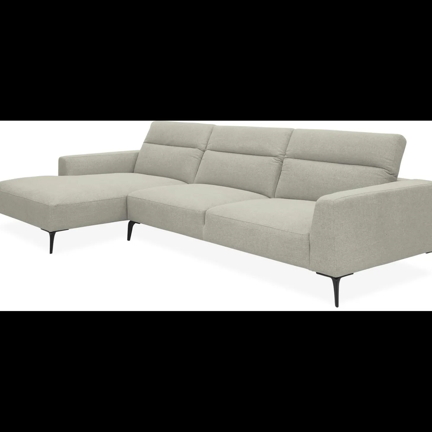 Volanti venstrevendt sofa med chaiselong