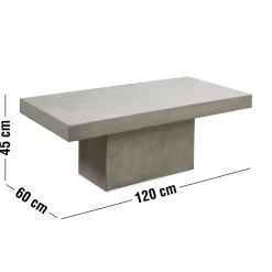 yard Loungebord 120 x 60 x 45 cm
