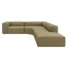 Zano 3-pers. venstrevendt hjørnesofa inkl. puf